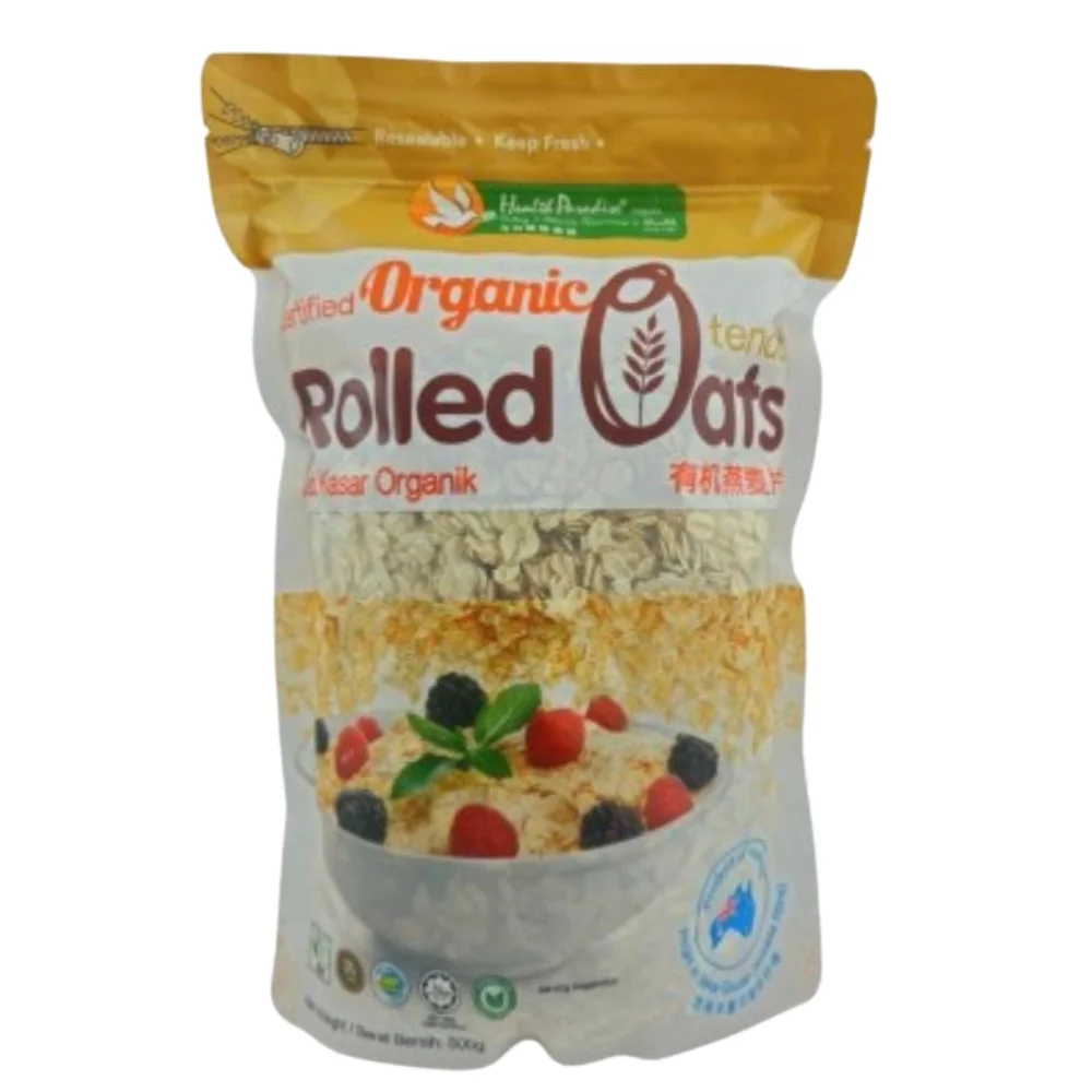 42. ORGANIC ROLLED OATS 500gm ORGANIC ROLLED OATS 500gm
