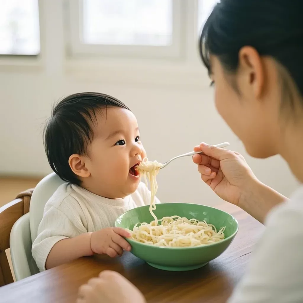 Organic baby rice noodles