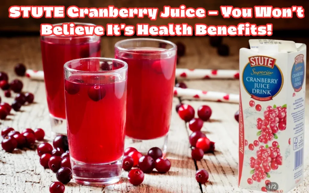 STUTE Cranberry Juice