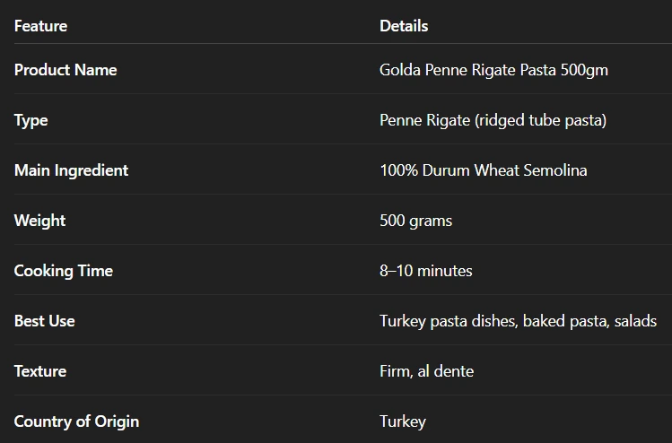 GOLDA PASTA